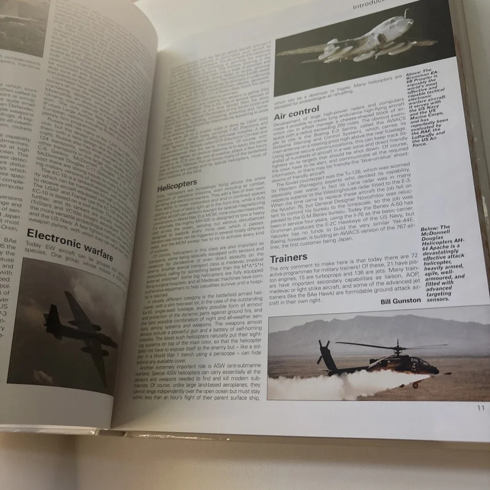 The Encyclopedia of Modern Warplanes Bill Gunston Hardcover Military Aircraft